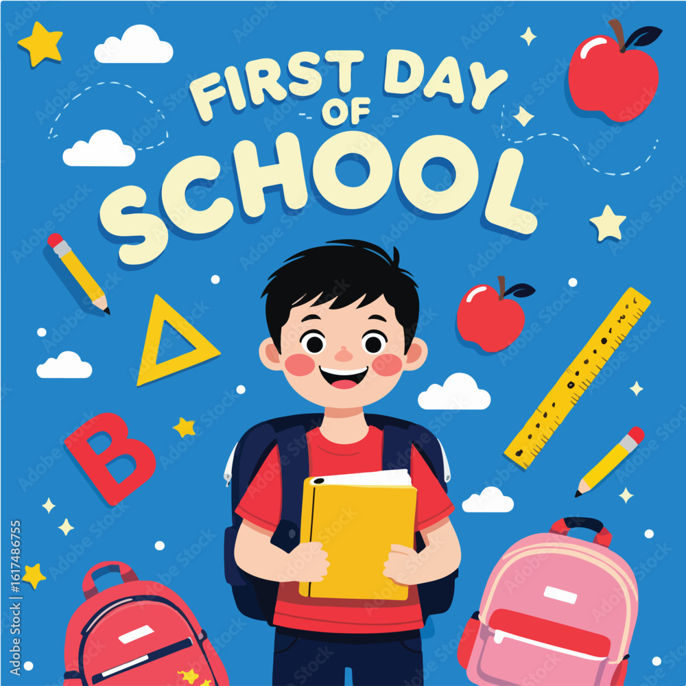 Fototapeta premium back to school