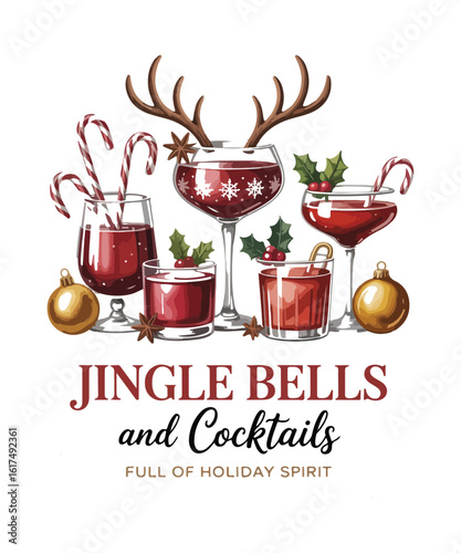 Jingle bells and cocktails full of holiday spirit