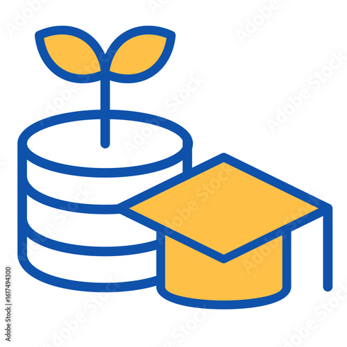 Investment Education  Icon Element For Design