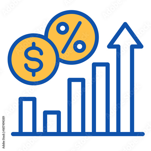 Compound Interest  Icon Element For Design
