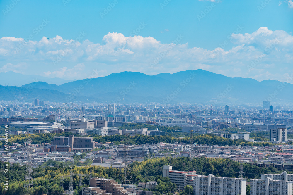 Fototapeta premium 大阪都市風景