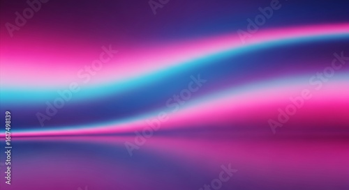 Neon gradient background, smooth blend of bright pink, blue, and purple, glowing haze, abstract futuristic design