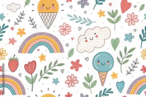 easter seamless pattern