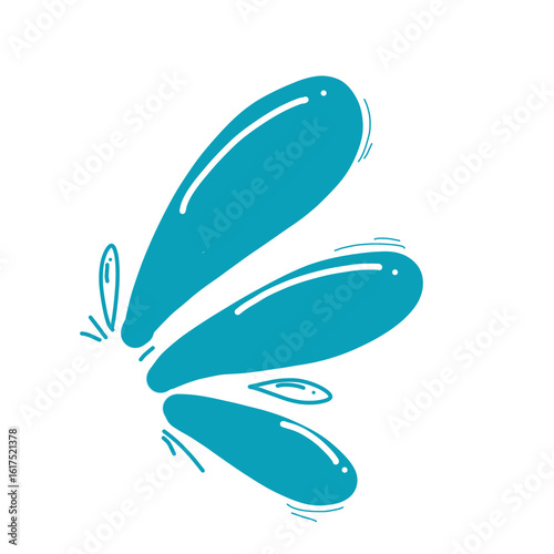 Splash water icon ilustration symbol sign handrawn 