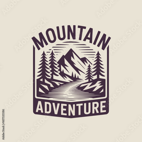 This emblematic artwork emphasizes the grandeur of mountains and the serenity of nature, highlighting the adventurous spirit and appreciation for the great outdoors.