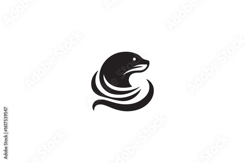 Sea lion logo template