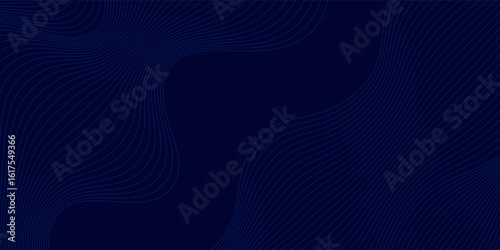 Premium background with diagonal dark blue lines pattern. Vector horizontal template for contemporary formal invitation, prestigious gift certificate, digital luxury business banner, luxury voucher.