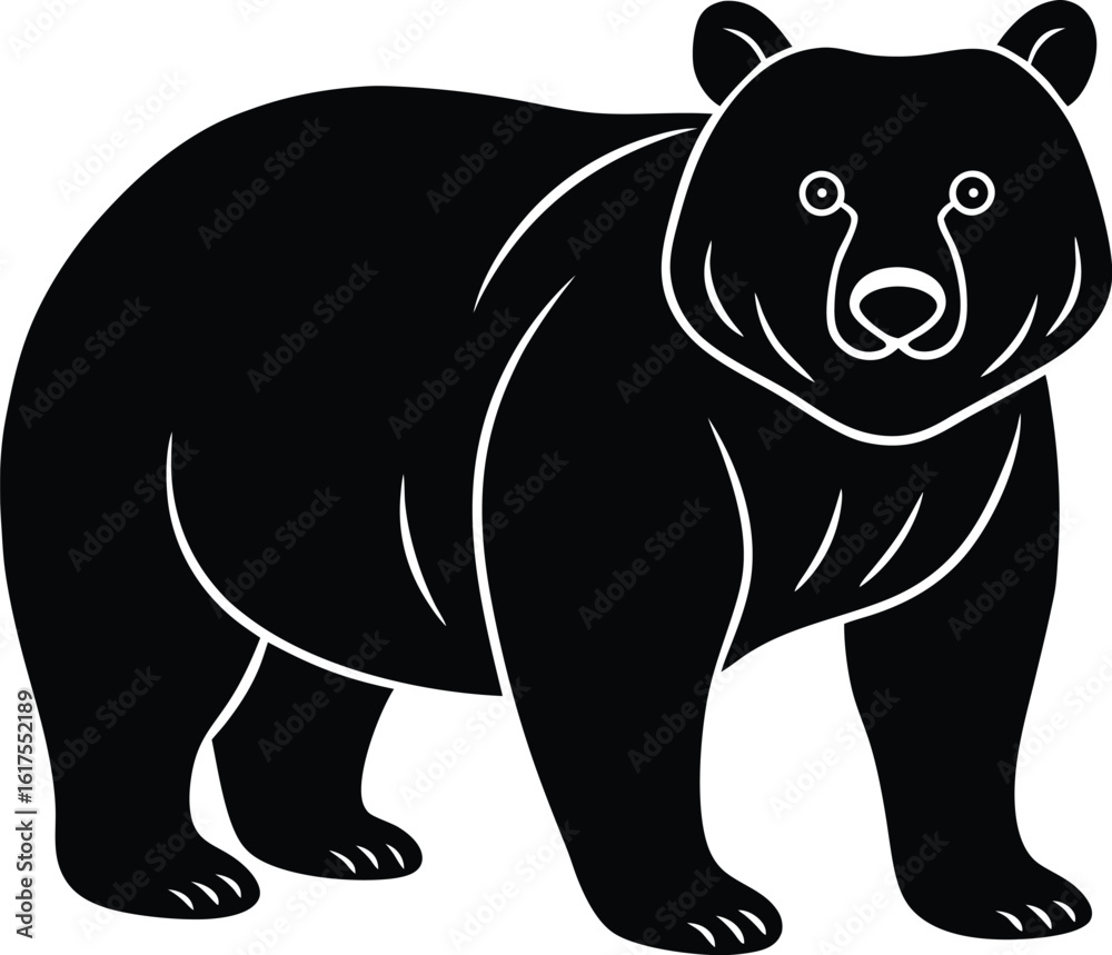 Naklejka premium bear vector illustration