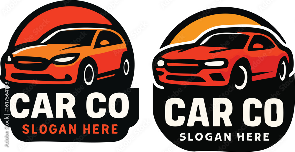 Fototapeta premium Car Company Logo Design Concept 1.