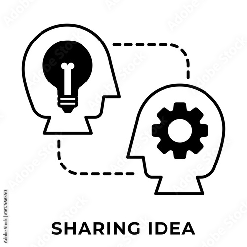 Single Icon Sharing Idea, Perfect for Presentation, Website, Apps and more, Icon Mixed Style