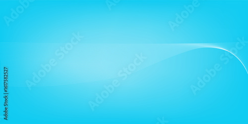 The blue background is abstract, with white light rotating in a circular wave, drawn back and forth smoothly.
