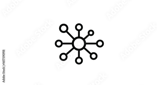 Network icon vector 