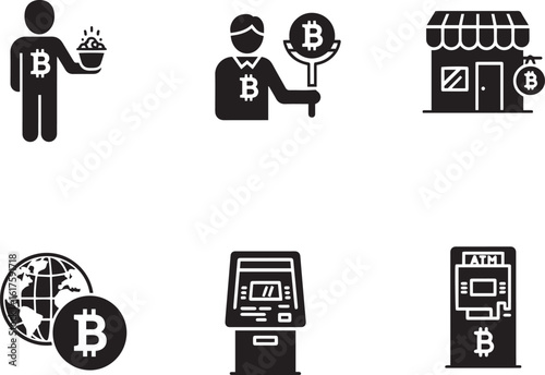 Bitcoin Mining Icon