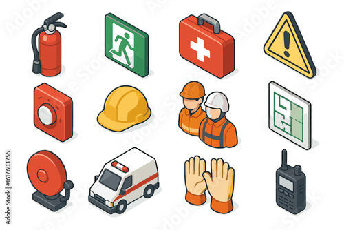 Rescue emer alarm vector icon plan communication button emergency call hazard