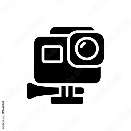  Action Camera GoPro Device Black Filled Icon