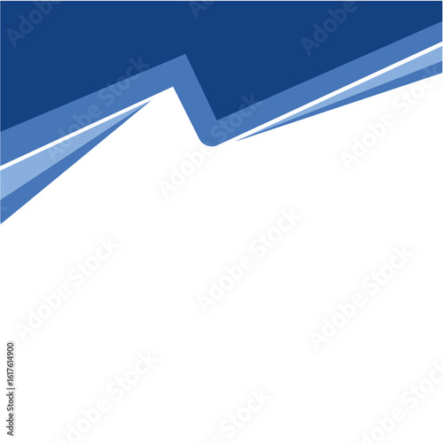 Abstract corner border shape vector illustration 