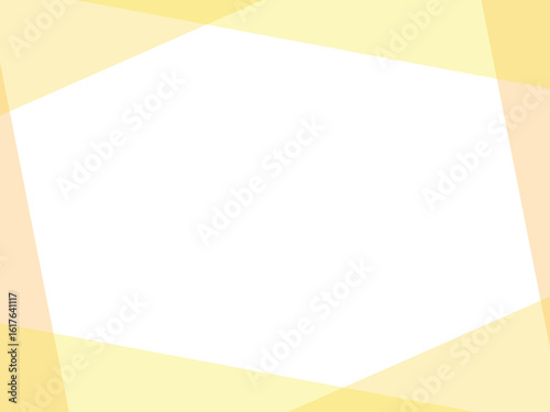 シンプルなオレンジのフレーム