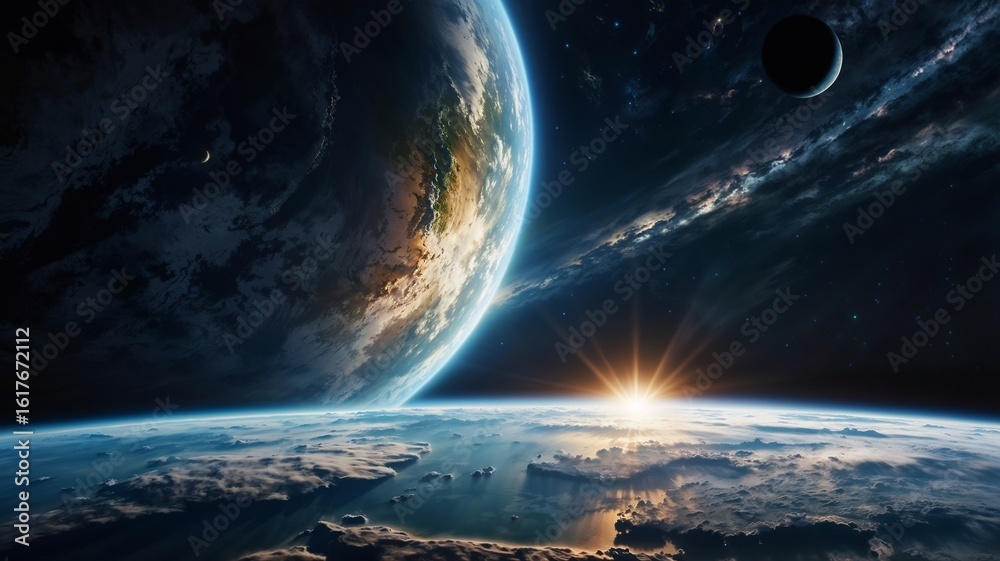 Fototapeta premium earth in space