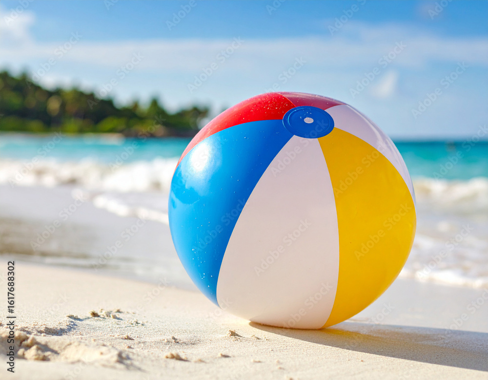 Obraz premium Beach ball, Generated image
