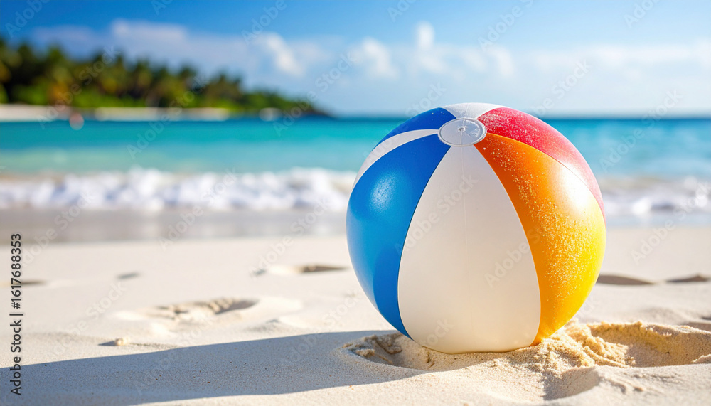 Obraz premium Beach ball, Generated image