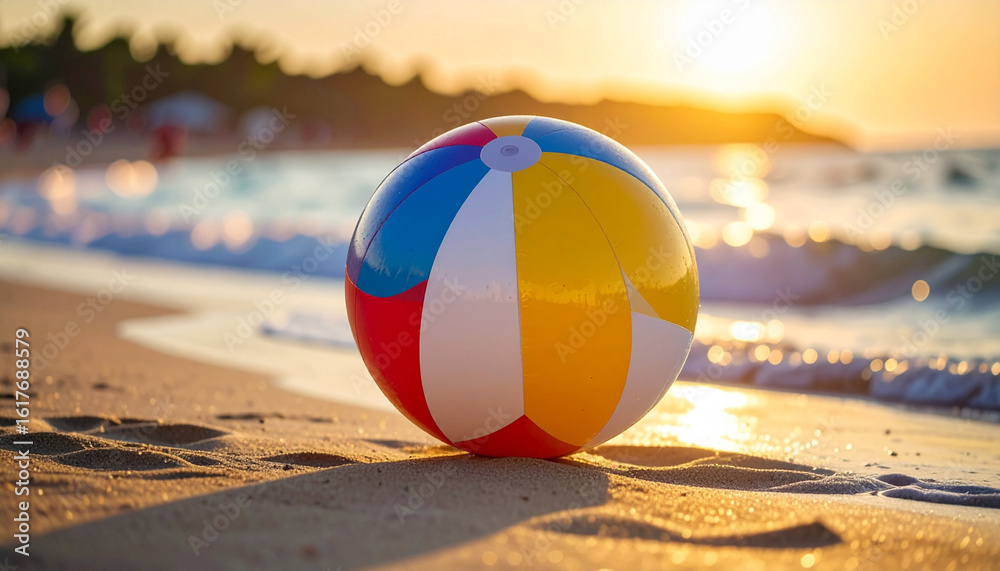 Obraz premium Beach ball, Generated image