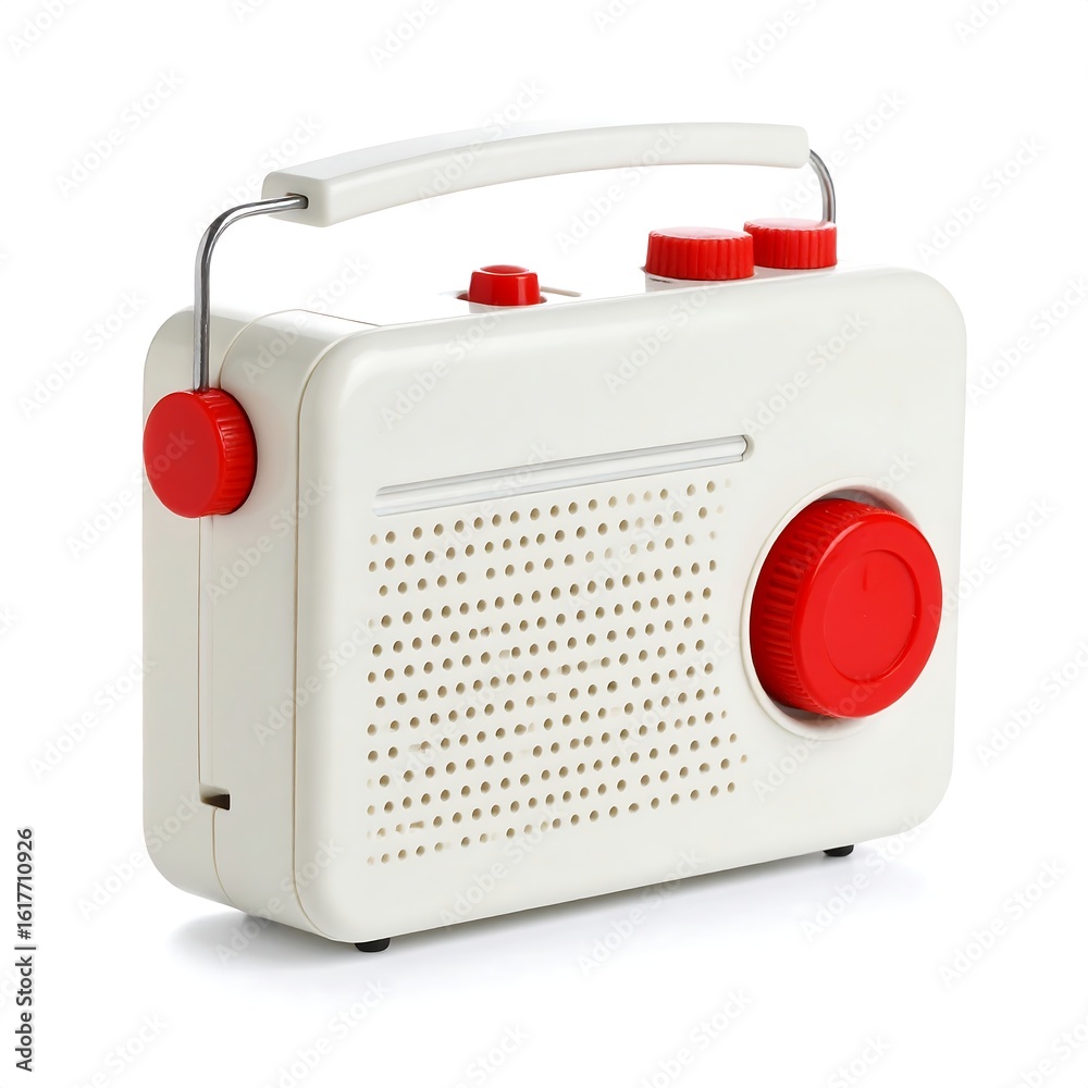 Fototapeta premium Retro portable radio