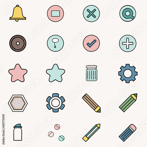 .Corporate Workflow and Productivity Icons