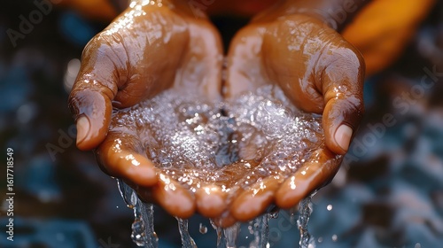Global water crisis awareness campaigns focusing on water conservation, clean water access, and global education initiatives aimed at tackling water scarcity and improving water 