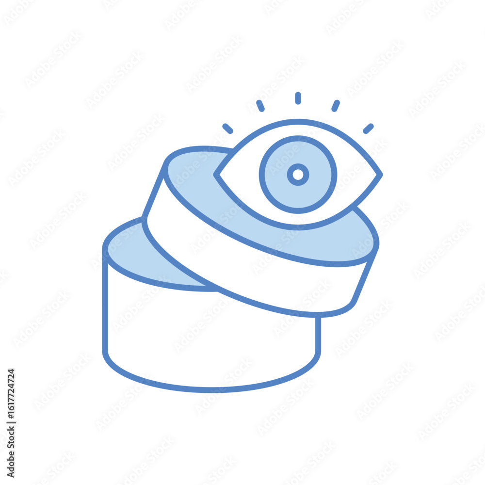 Naklejka premium Eye Cream Icon vector stock illustration