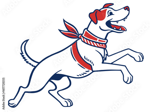 Majestic Labrador Retriever in Hunting Pose