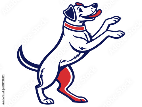 Majestic Labrador Retriever in Hunting Pose