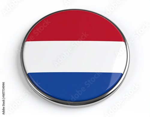 Netherlands Flag Button on White Background Free Download Netherlands Flag Button on White Background - GFXLoad