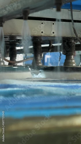 Industrial Carpet Cleaning Machine in Action – Close-Up