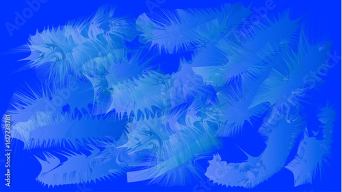 abstract blue background, Abstract geometric design with vibrant color palette.