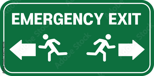 Emergency Exit Sign