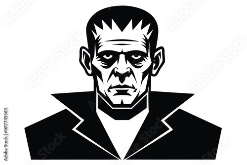 frankenstein monster vector icon