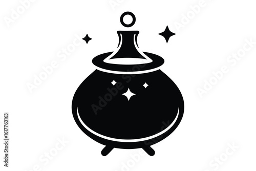 witch potion vector icon