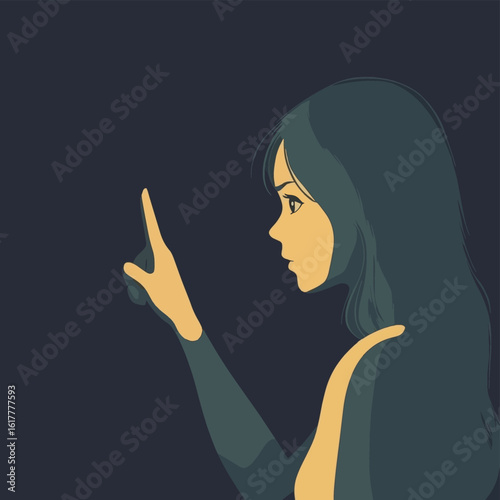 Accusation and shame concept