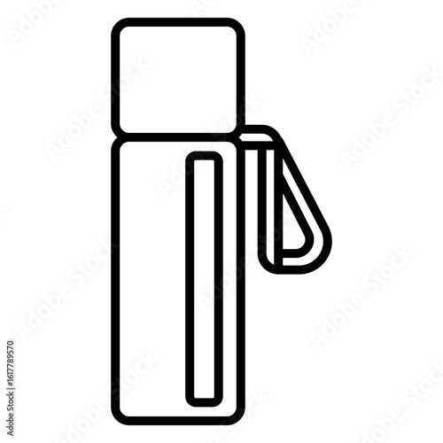 Outline Icon of a Thermos Bottle