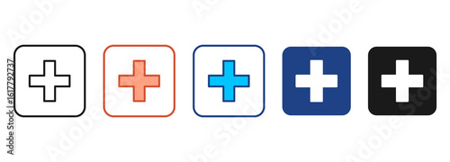 Add Icon Set Multiple Style Collection