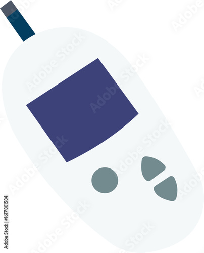 White blood glucose meter for testing