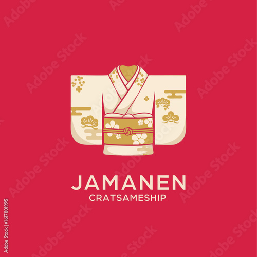  A subtle japanese kimono logo