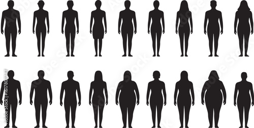 Man Body Figure Size Icon Symbol Sign Pictogram