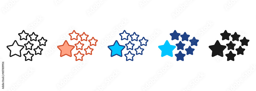 Effect Icon Set Multiple Style Collection