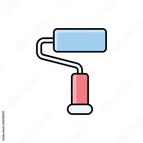 Paint Roller Icon vector