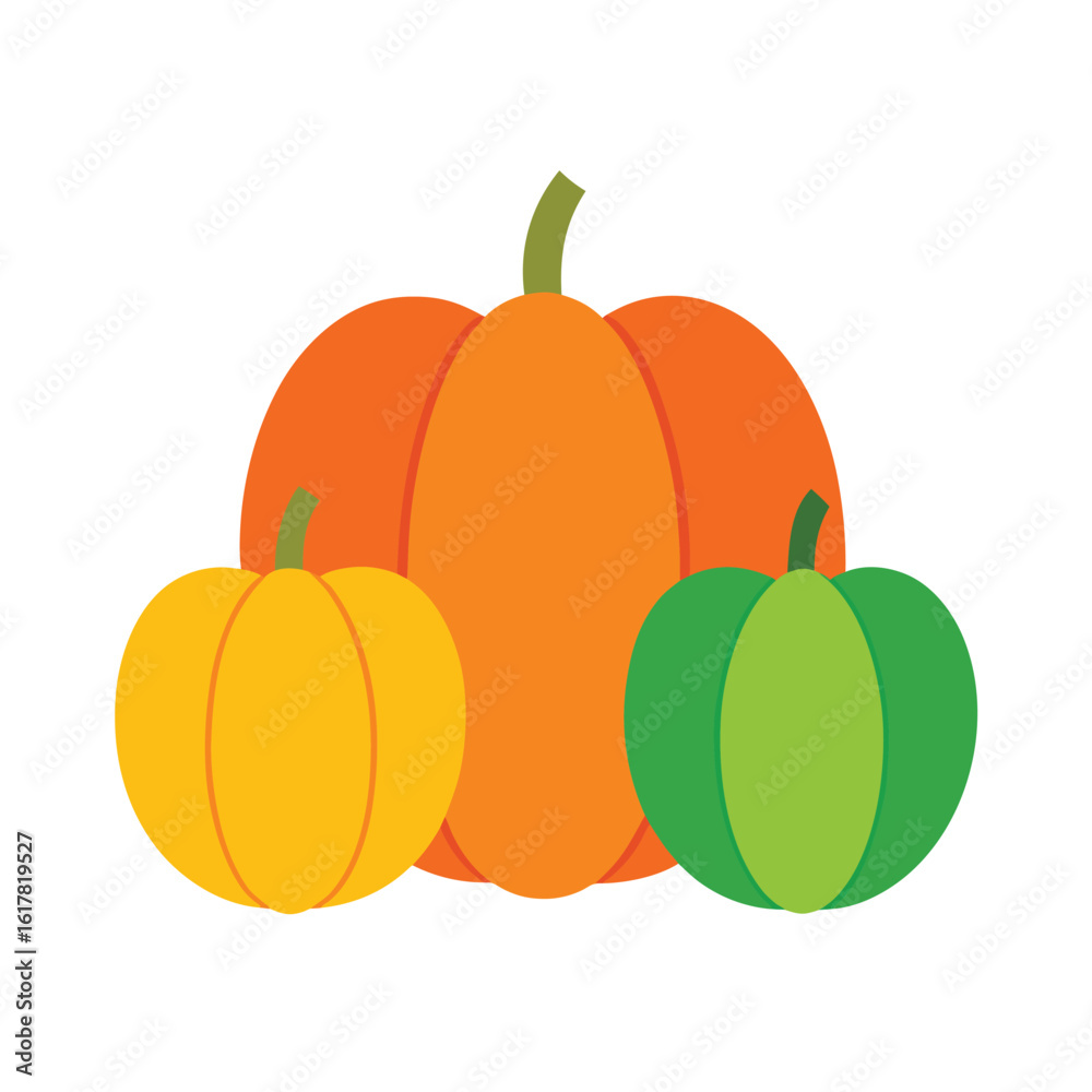 Obraz premium pumpkins in multiple sizes and colors