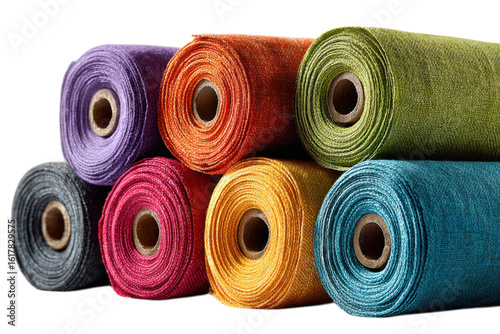 Colorful Textile Rolls A Vibrant Collection of Fabrics and Craft Materials Fashion Inspiration 100
