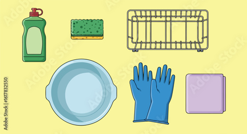 Keep your kitchen sparkling clean with these essential dishwashing tools, perfect for home use or commercial cleaning, making chores easier and more efficient