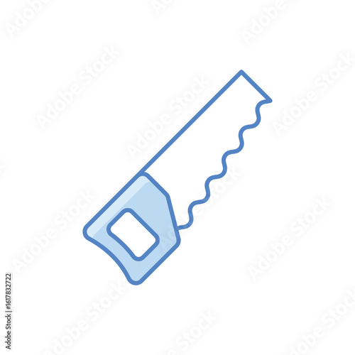 Crosscut Saw Icon vector