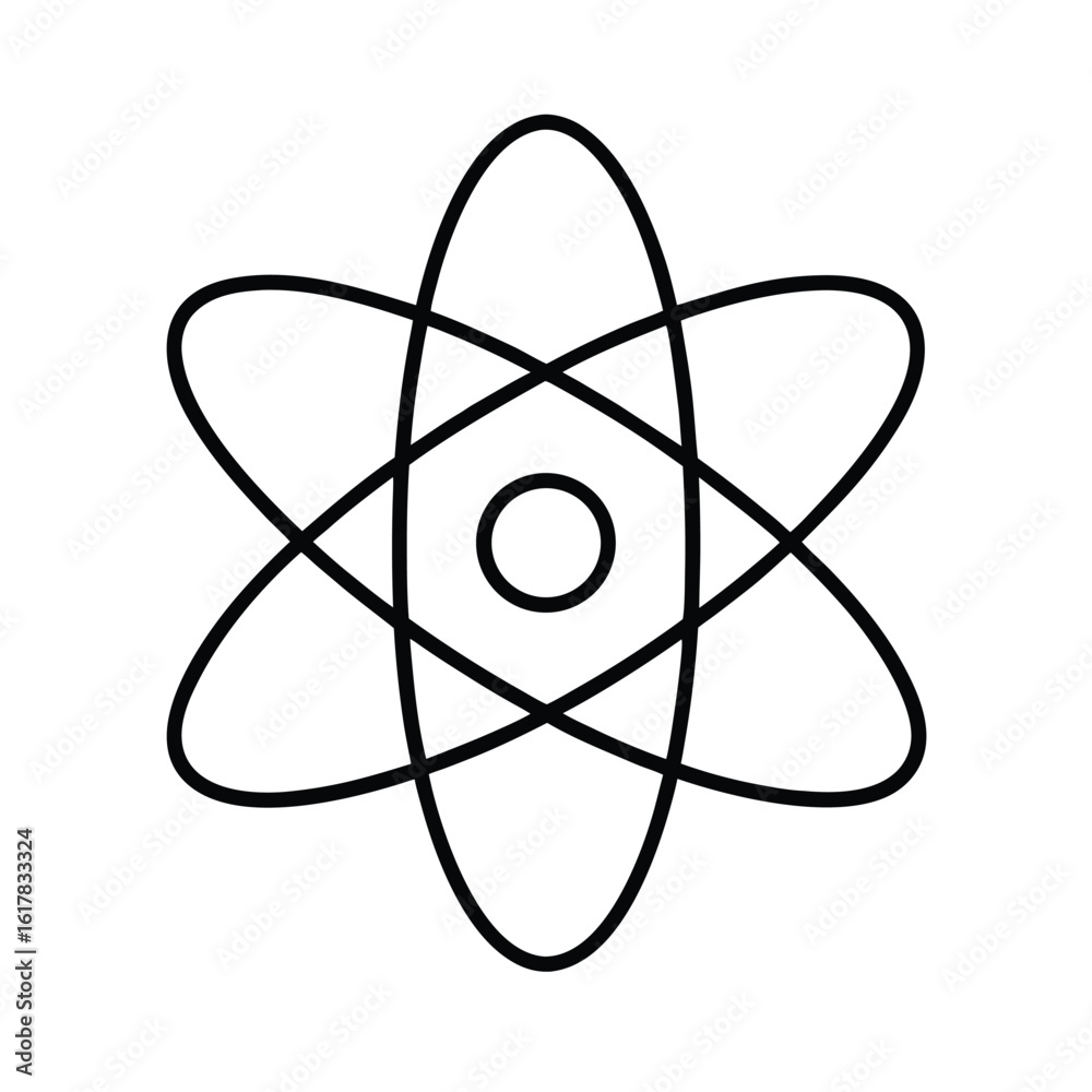 atom science icon clipart vector atom science icon clipart vector